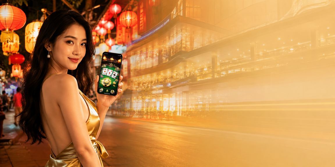 Người chơi card game dưới ánh đèn lồng lung linh tại Hà Nội mùa lễ hội